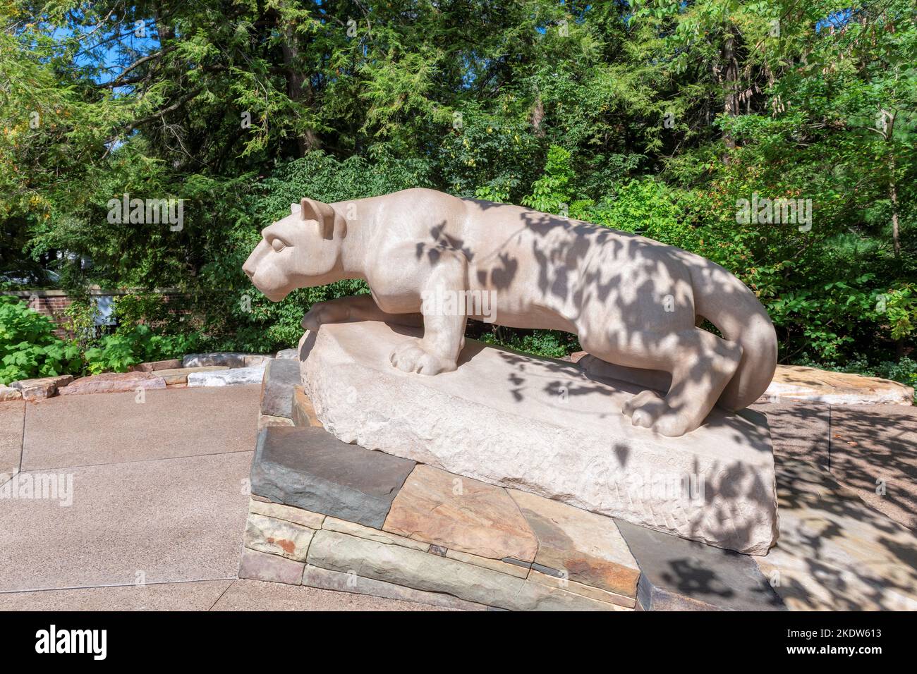 Penn state Nittany Lion in Penn state University, state College, Pennsylvania. Foto Stock
