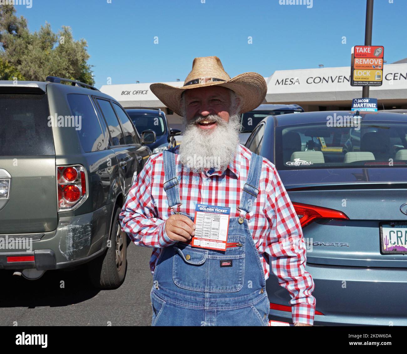 Voto con guida nella contea di Maricopa, Arizona, USA. Novembre 8, 2022. Foto Stock