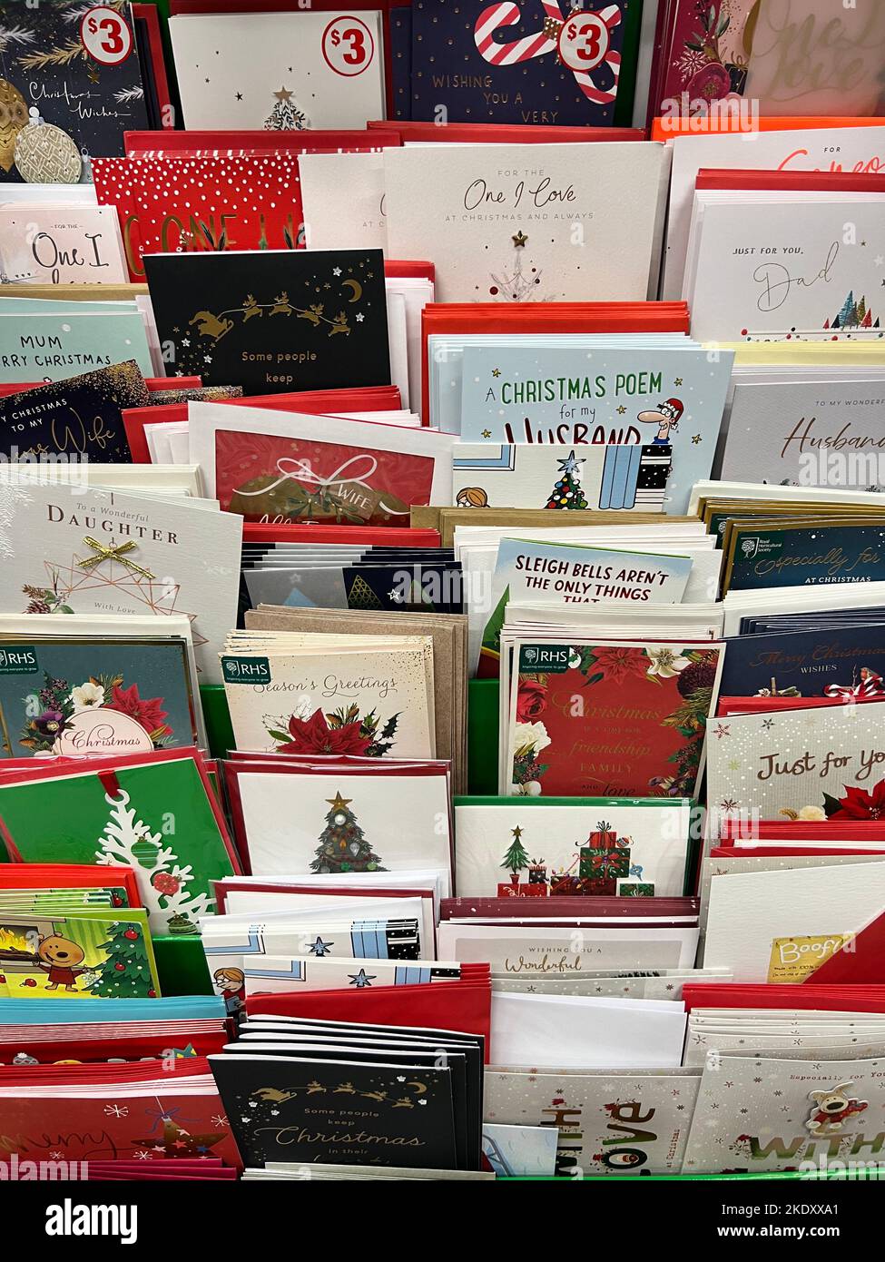 Arte Natale biglietto di auguri Foto Stock