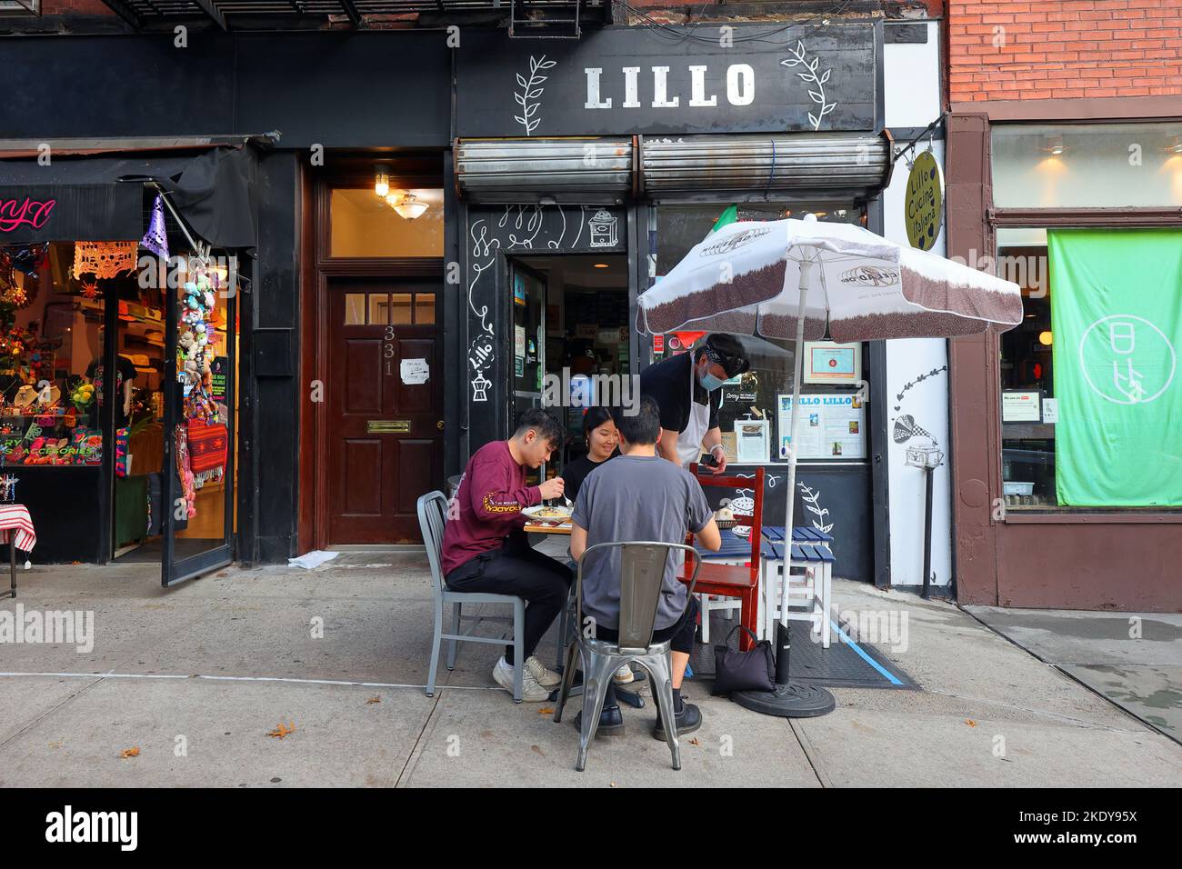 Lillo cucina Italiana, 331 Henry St, Brooklyn, New York, NYC foto di un ristorante italiano nel quartiere di Cobble Hill. Foto Stock