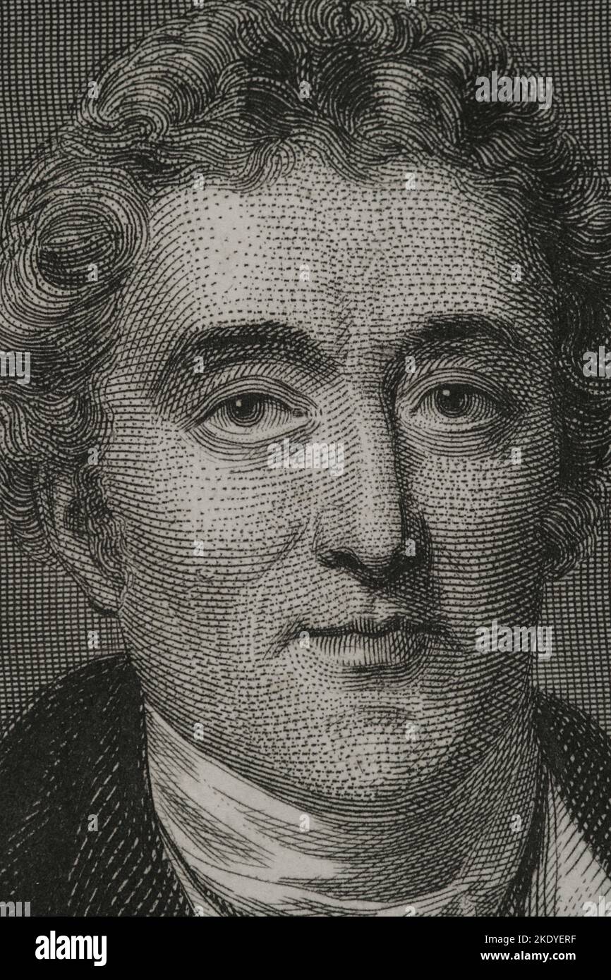 Arthur Colley Wellesley, 1st Duca di Wellington (1769-1852). Generale e politico britannico. Durante la Guerra Peninsulare guidò le truppe britanniche che combattevano in Spagna contro Napoleone. Verticale. Incisione di Geoffroy. 'Historia Universal', di César Cantú. Dettaglio. Volume VI. 1857. Foto Stock