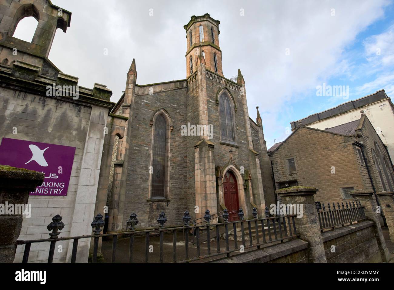 ex strand road chiesa presbiteriana manse derry londonderry irlanda del nord regno unito Foto Stock