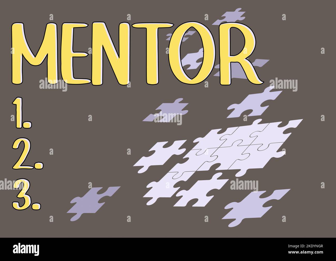 Didascalia di testo Presentazione della guida, foto concettuale la persona che forma e guida qualcuno che ha il potenziale Foto Stock