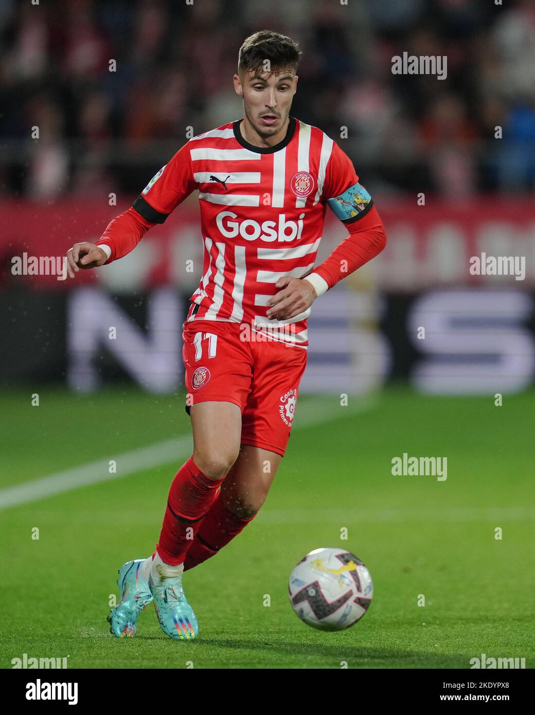 Valery Fernandez del Girona FC durante la partita la Liga tra Girona FC e Athletic Club giocata allo Stadio Montilivi il 04 novembre 2022 a Girona, Spagna. (Foto di Sergio Ruiz / PRESSIN) Foto Stock