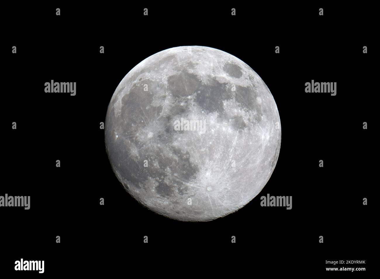 La superficie della luna Foto Stock