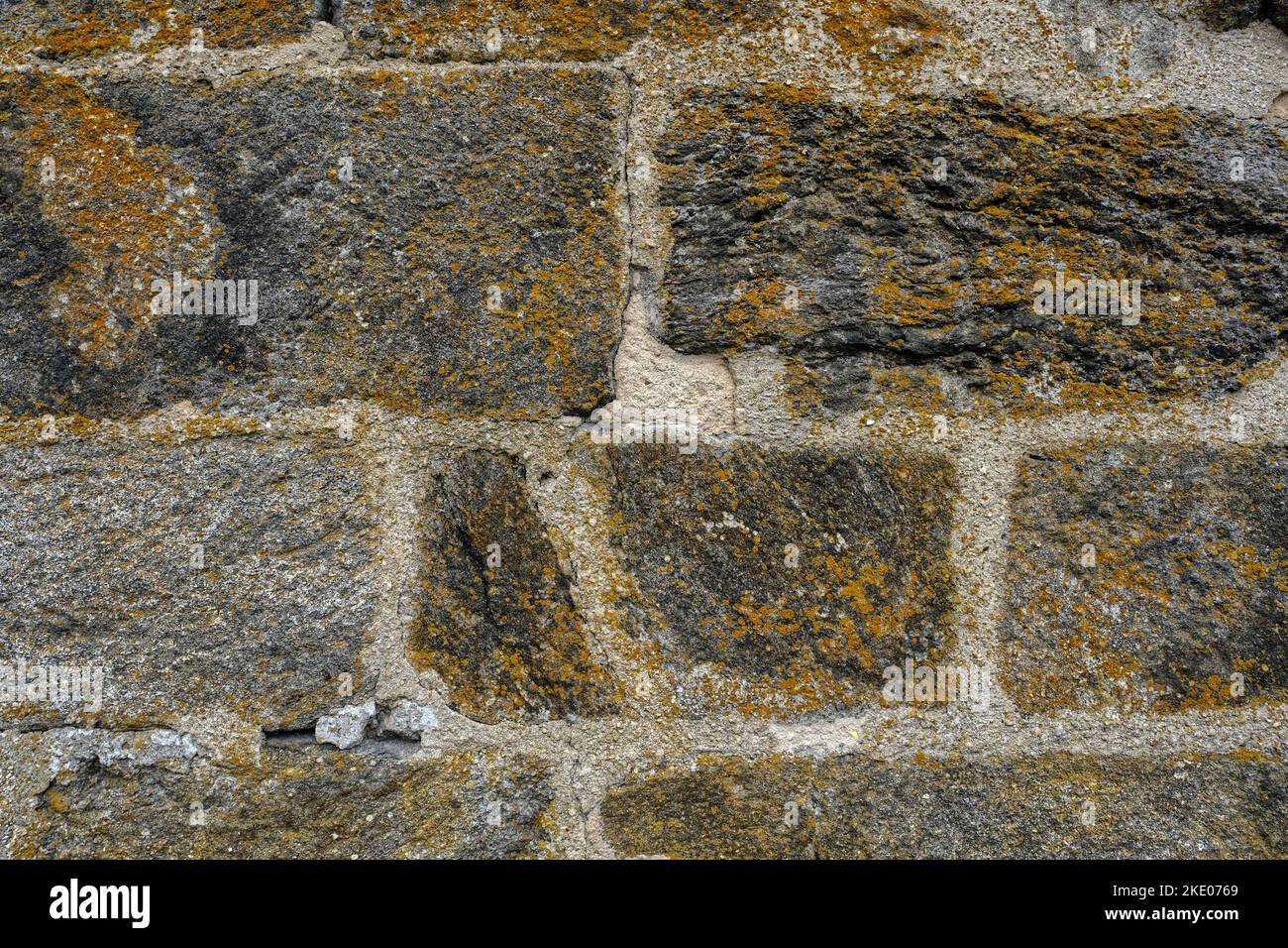 vecchio muro da bel castello in repubblica ceca Foto Stock