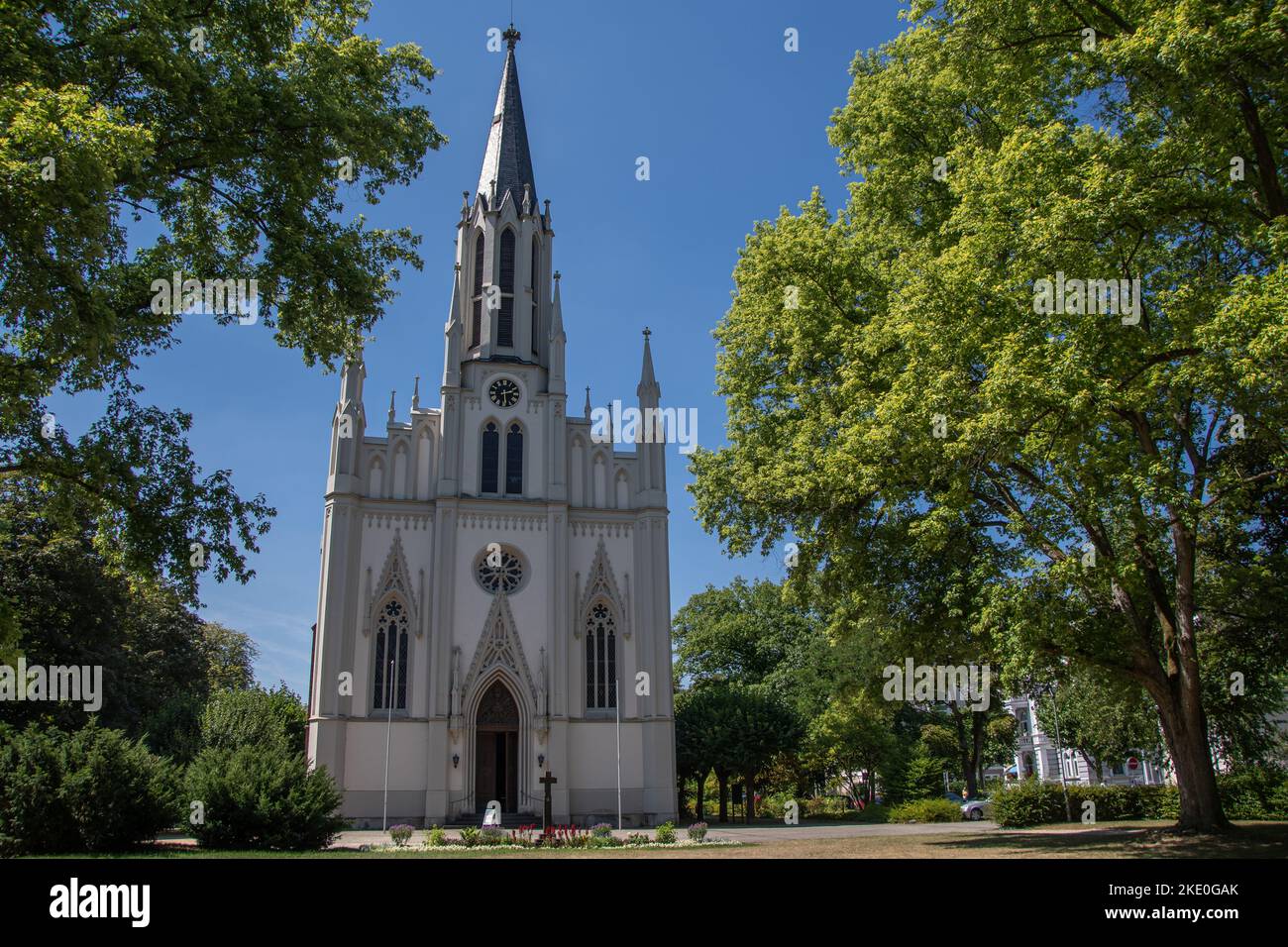 La Chiesa di San Martino a Bad EMS Foto Stock