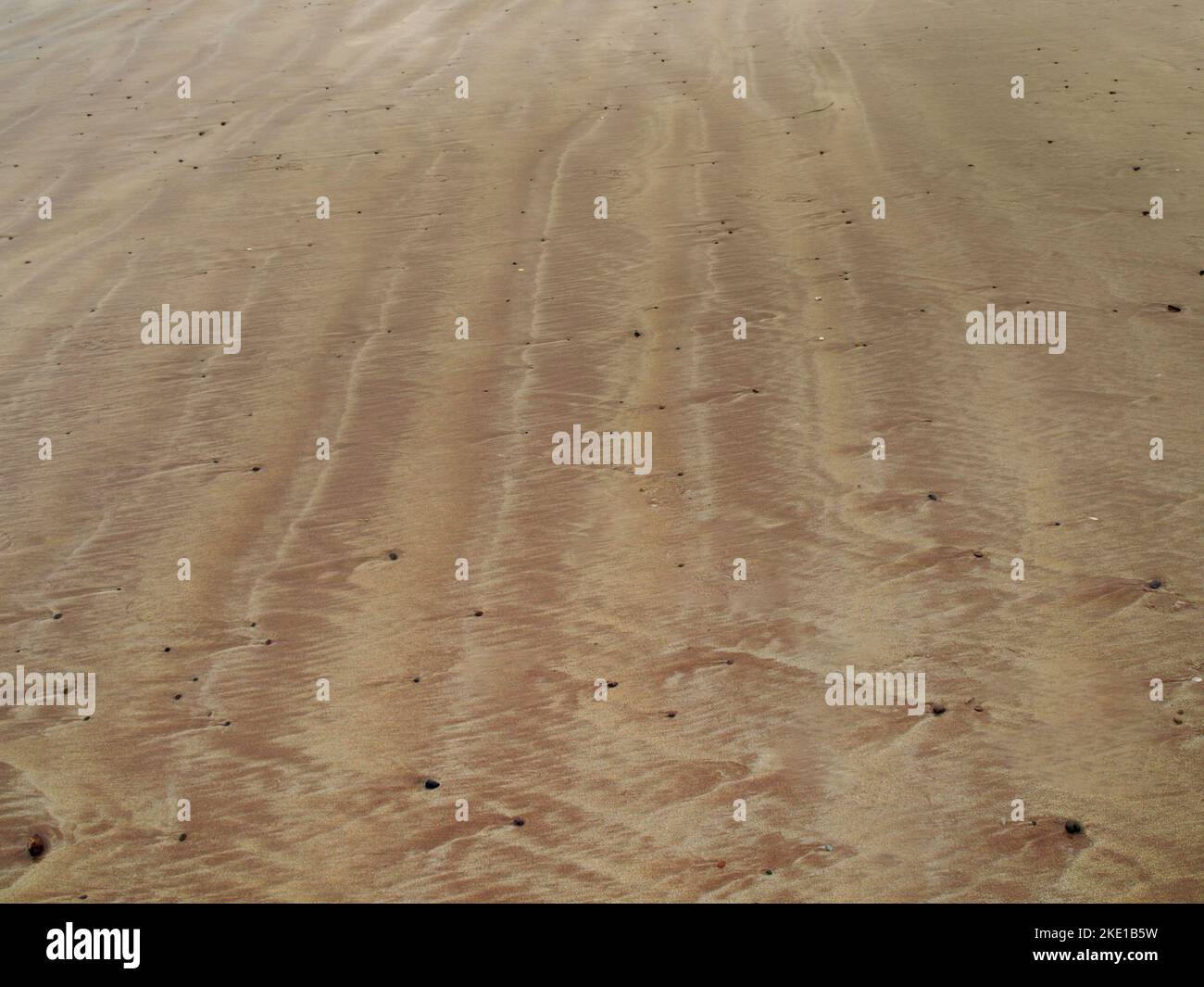 Struttura di sabbia, Fermoyle Strand sulla penisola di Dingle in Irlanda Foto Stock