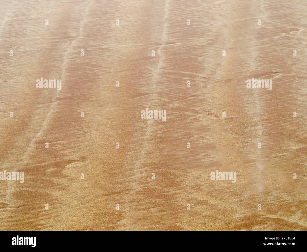 Struttura di sabbia, Fermoyle Strand sulla penisola di Dingle in Irlanda Foto Stock