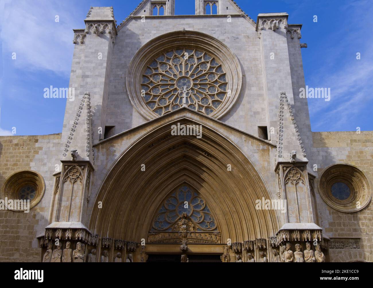 Tarragona - Catedral Basílica Metropolitana i Primada de Santa Tecla de Tarragona Foto Stock