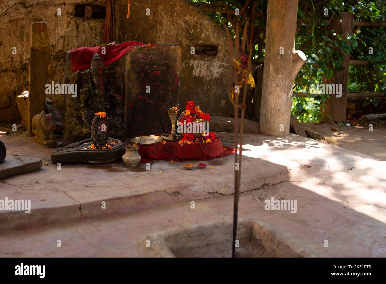 shiva tempio all'interno del parco nazionale della valle di kanger Foto Stock