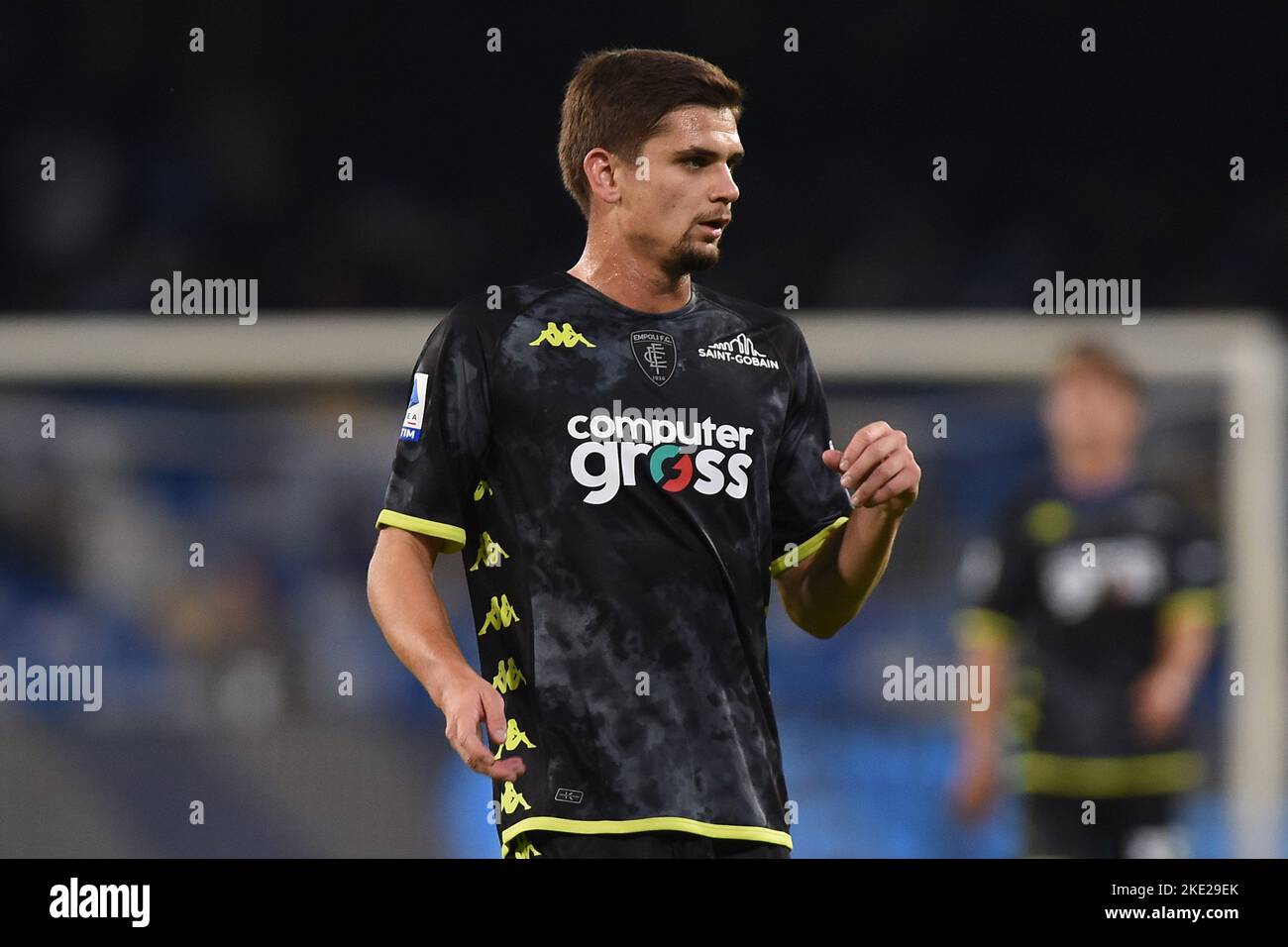 Napoli, Italia. 8 Nov 2022. Razvan Marin dell'Empoli FC durante la Serie A match tra SSC Napoli e Empoli FC allo Stadio Diego Armando Maradona Napoli Italia il 08 novembre 2022. Credit: Franco Romano/Alamy Live News Foto Stock