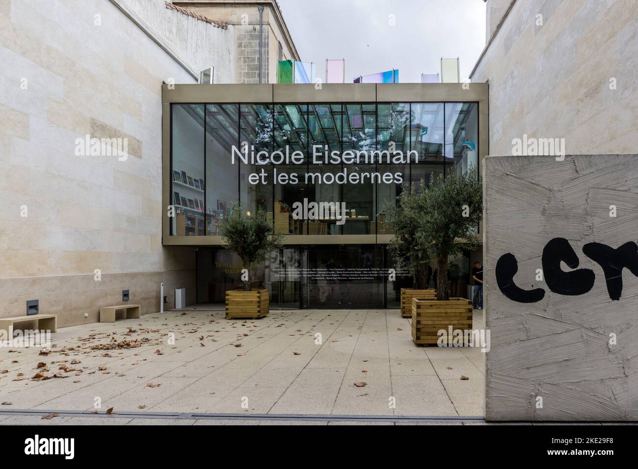 Fondazione Vincent Van Gogh, Arles, Francia. Un museo d'arte dedicato alla vita e all'opera di Vincent Van Gogh e alla mostra di artisti contemporanei. Foto Stock