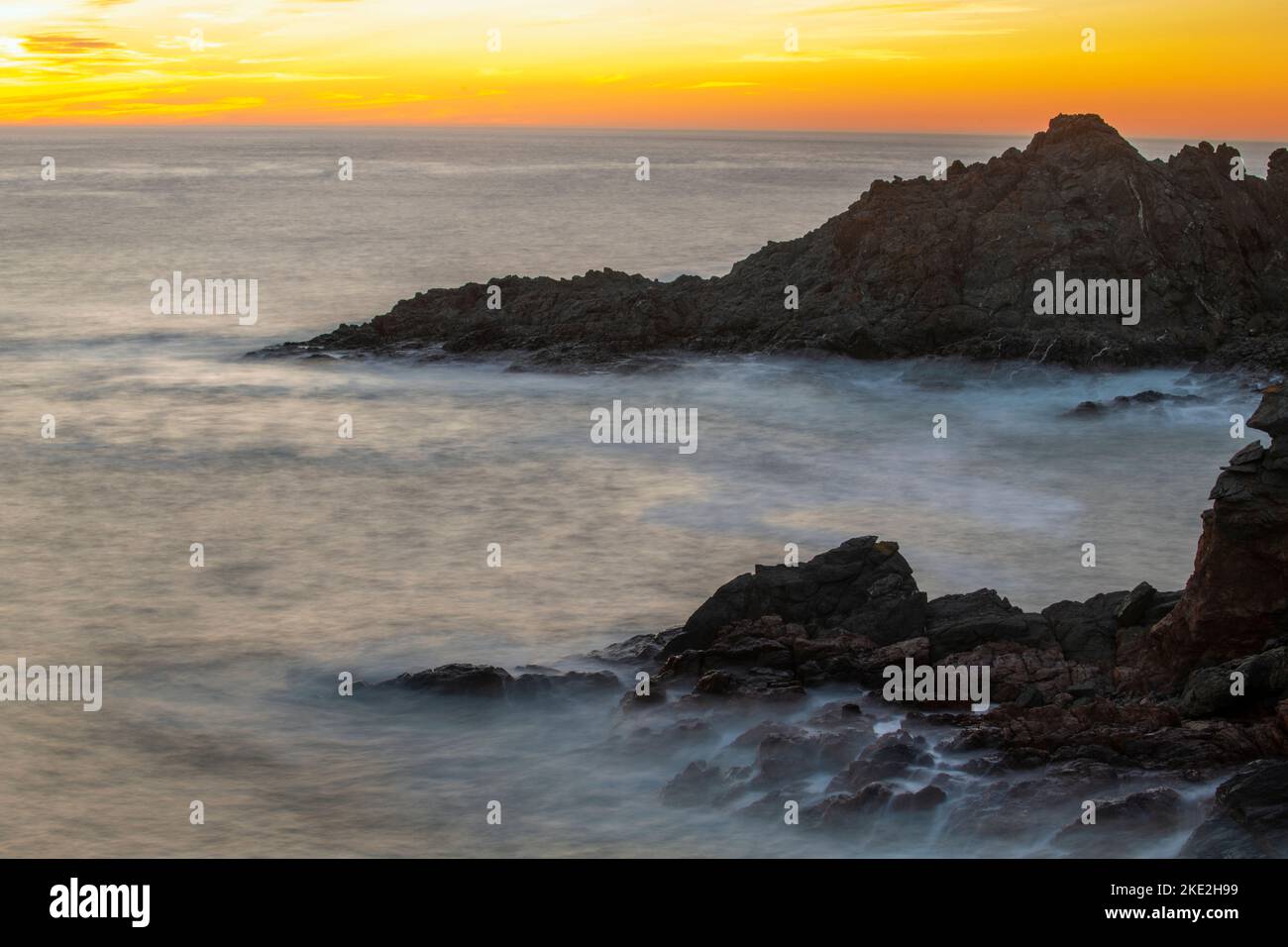 Sleepy Cove Headlands and surf, Crow Head, Terranova e Labrador NL, Canada Foto Stock