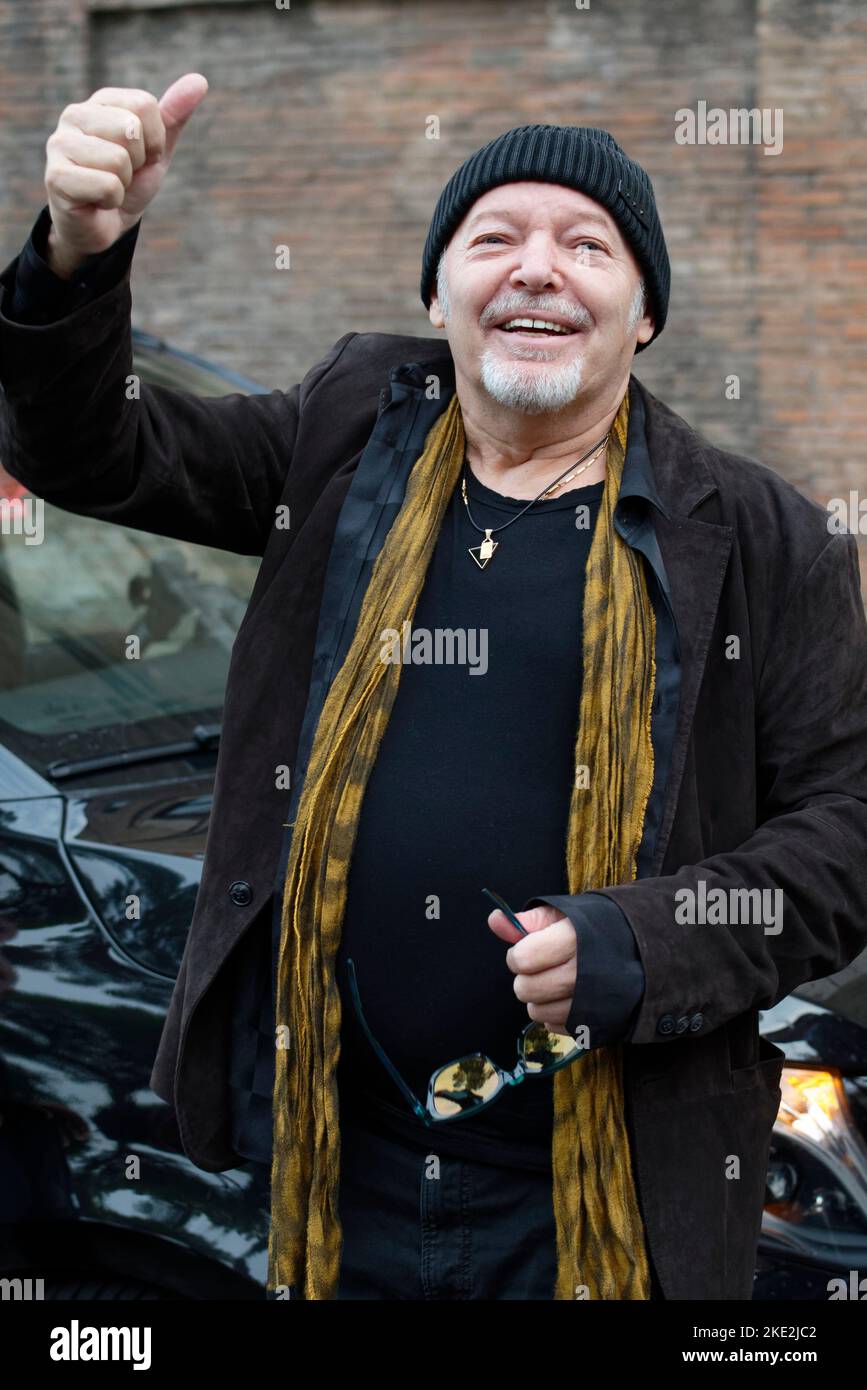 La leggenda del rock italiano Vasco Rossi ha ricevuto il massimo onore di Roma dal sindaco della capitale Roberto Gualtieri durante una cerimonia nel municipio. Foto Stock