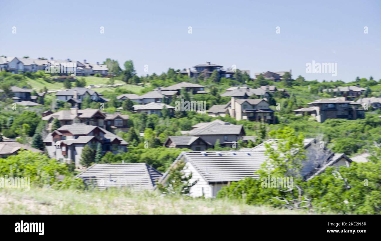 Zona residenziale Foto Stock