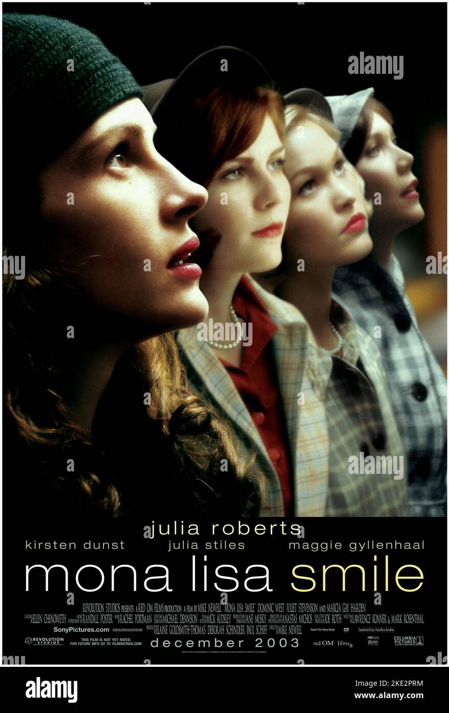 MONA LISA SMILE, JULIA ROBERTS, KIRSTEN DUNST, JULIA STILES, MAGGIE GYLLENHAAL, 2003 Foto Stock
