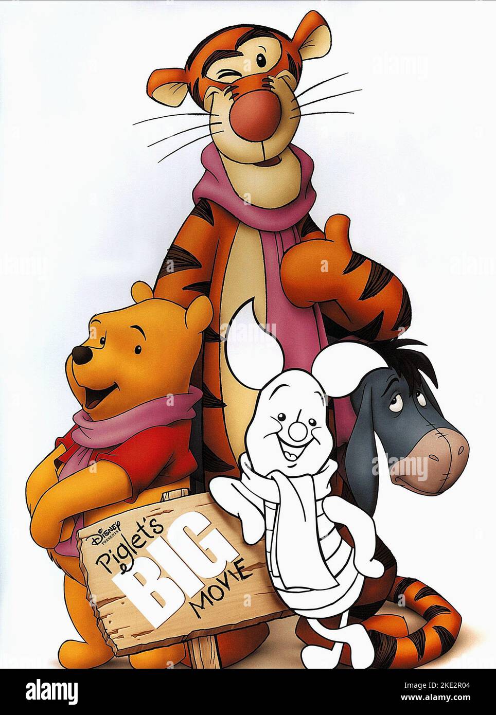 IL GRANDE FILM DI PIGLET, WINNIE THE POOH, TIGGER, PIGLET, EEYORE, 2003 Foto Stock