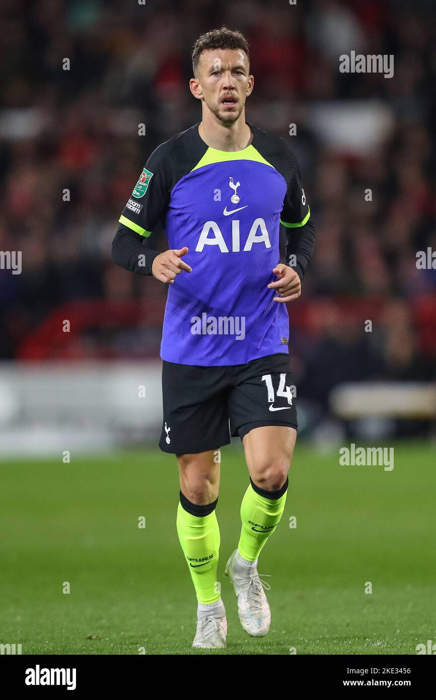 Ivan Perišić #14 di Tottenham Hotspur durante la partita del terzo round della Carabao Cup Nottingham Forest vs Tottenham Hotspur a City Ground, Nottingham, Regno Unito, 9th novembre 2022 (Foto di Gareth Evans/News Images) Foto Stock