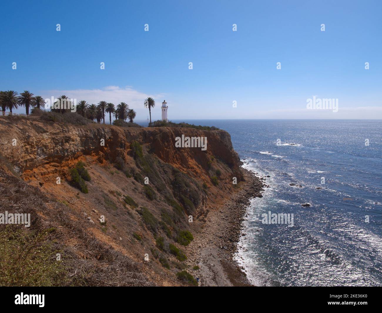 Faro Point Vincente a Rancho Palos Verdes, California, Stati Uniti Foto Stock