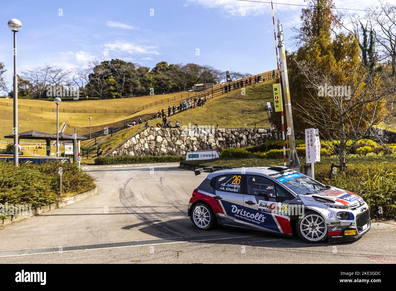 Nagoya, Giappone - 10/11/2022, 26 JOHNSTON Sean (Use), KIHURANI Alexander (usa), Citroen C3, azione durante il Rally Giappone 2022, 13th° round del WRC World Rally Car Championship 2022, dal 10 al 13 novembre 2022 a Nagoya, Giappone - Foto: Nikos Katikis/DPPI/LiveMedia Foto Stock