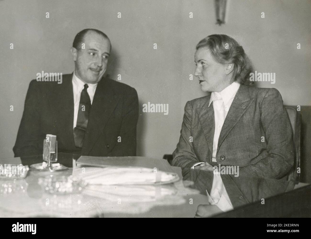 Infante Jaime, duca di Segovie, figlio del re Alphonse XIII di Spagna e di sua moglie Lotte Tiedmann, 1950s Foto Stock