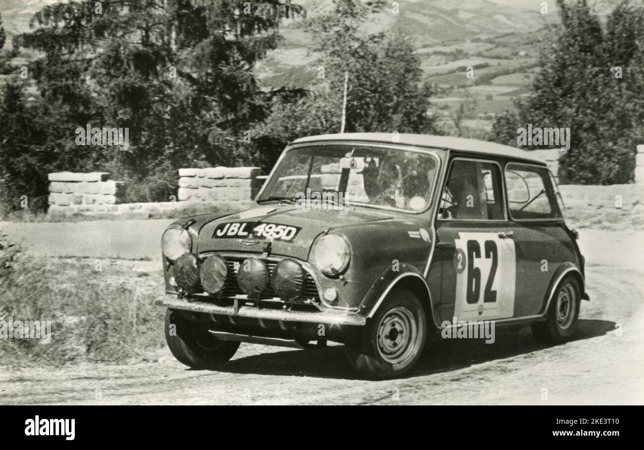 Mini Morris Cooper S auto, Regno Unito 1964 Foto Stock