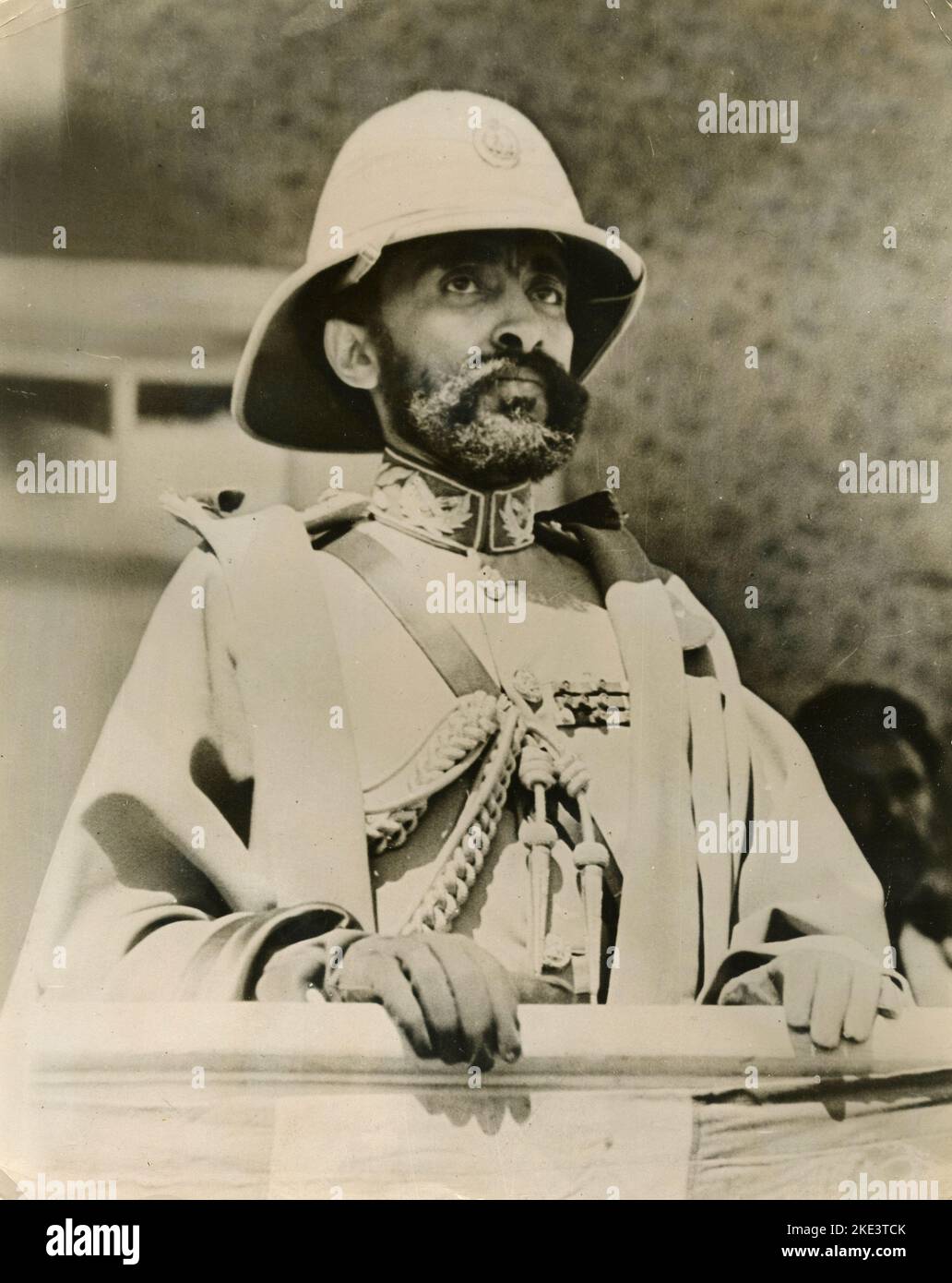 Imperatore etiope Negus Hailè Selassié, 1930s Foto Stock