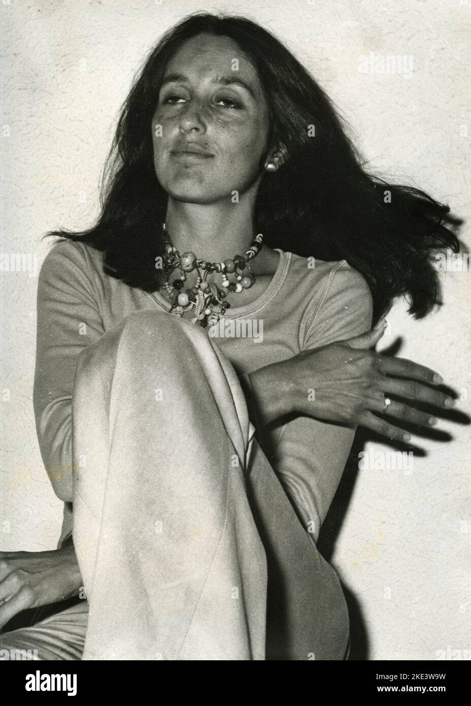 Cantante, cantautore e attivista americano Joan Baez, 1970s Foto Stock