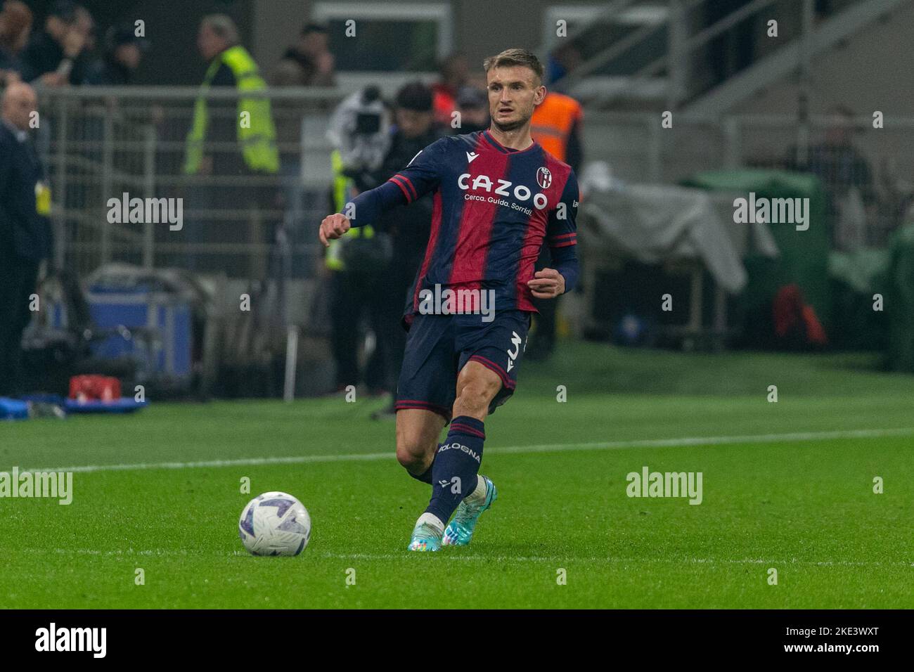 Milano, Italia - novembre 9 2022 - Inter-Bologna serie A - posch bologna fc Foto Stock