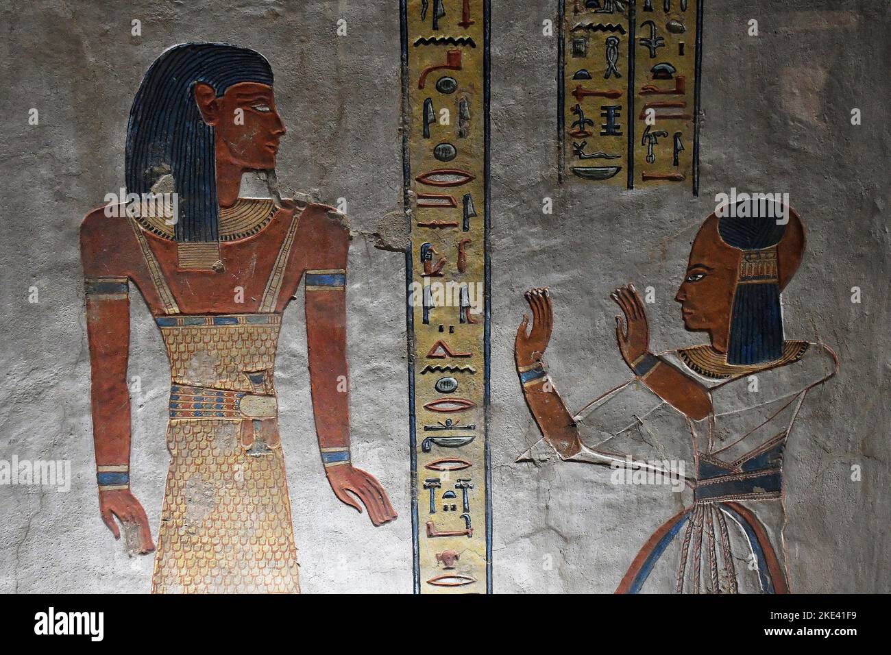 Tomba del principe Khemwaset a Luxor (antica Tebe), Valle delle Regine, Egitto, 19 ottobre 2022. (Foto CTK/Petr Svancara) Foto Stock