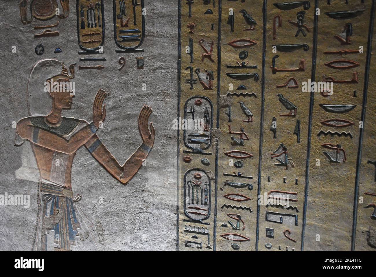 Tomba del principe Khemwaset a Luxor (antica Tebe), Valle delle Regine, Egitto, 19 ottobre 2022. (Foto CTK/Petr Svancara) Foto Stock