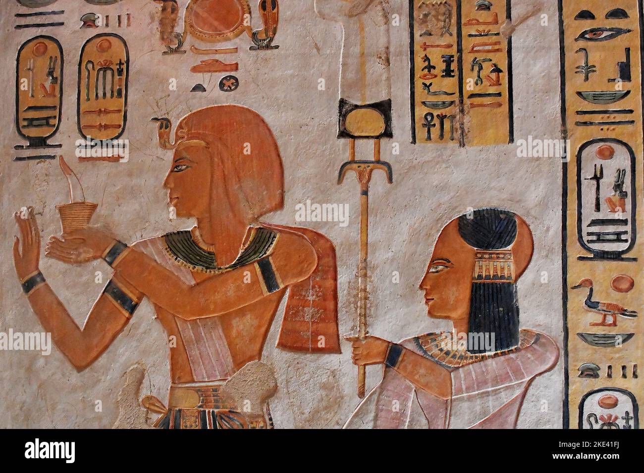 Tomba del principe Khemwaset a Luxor (antica Tebe), Valle delle Regine, Egitto, 19 ottobre 2022. (Foto CTK/Petr Svancara) Foto Stock