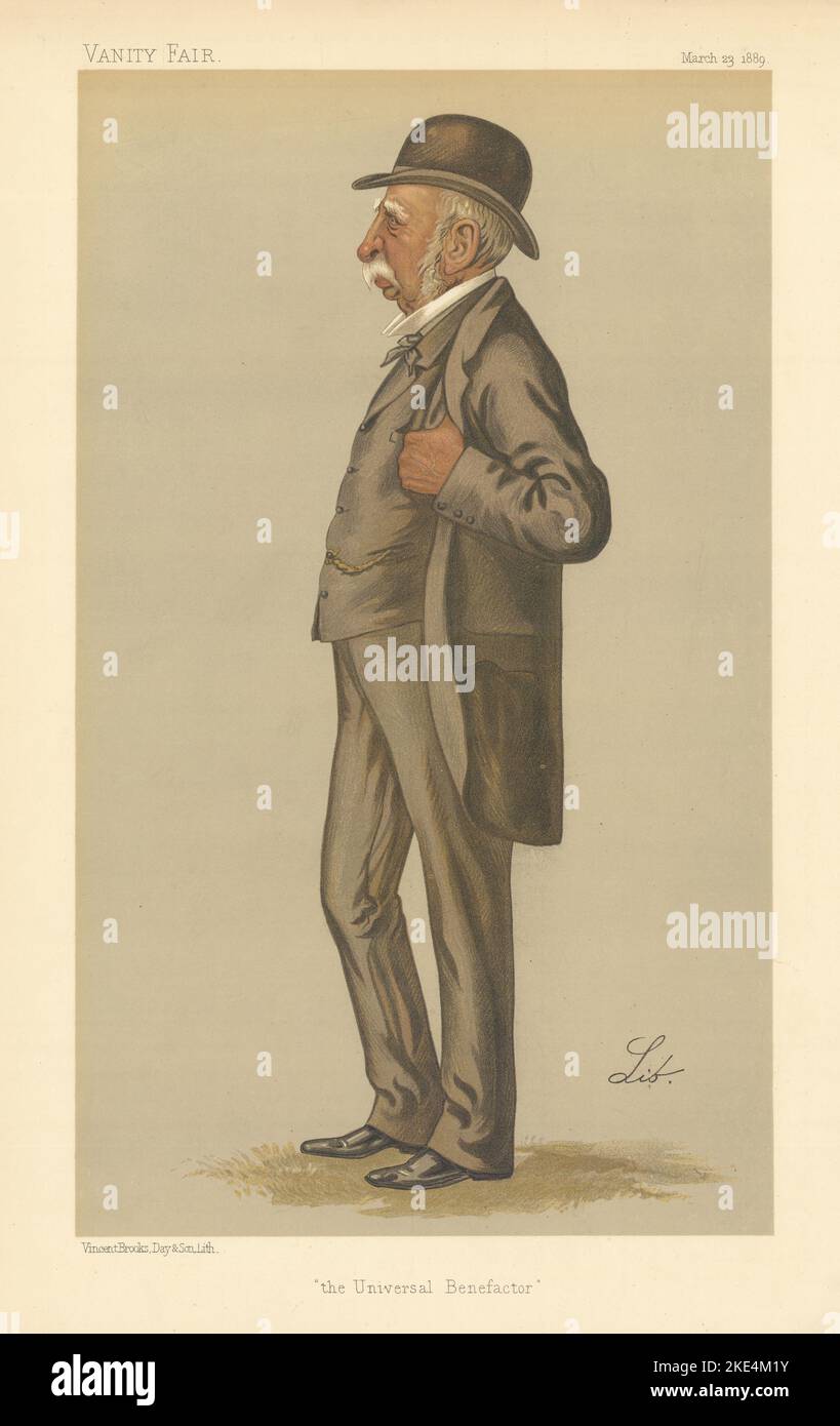 VANITY FAIR SPY CARTONE ANIMATO JT Mackenzie di Kintail 'il Benefactor universale' 1889 Foto Stock