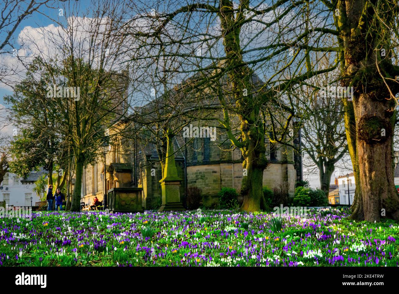 Chiesa di St Chads Poulton le Fylde Foto Stock