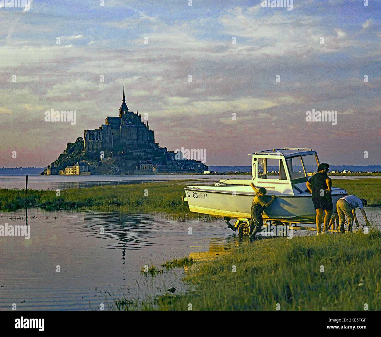 Mont-Saint-Michel. Comune. Francia, Foto Stock