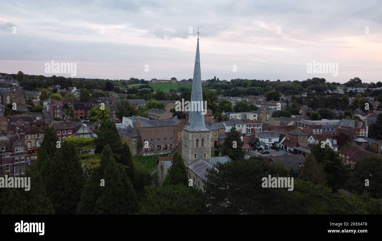 Chiesa di Santa Maria Città Vecchia Hemel Hempstead Foto Stock