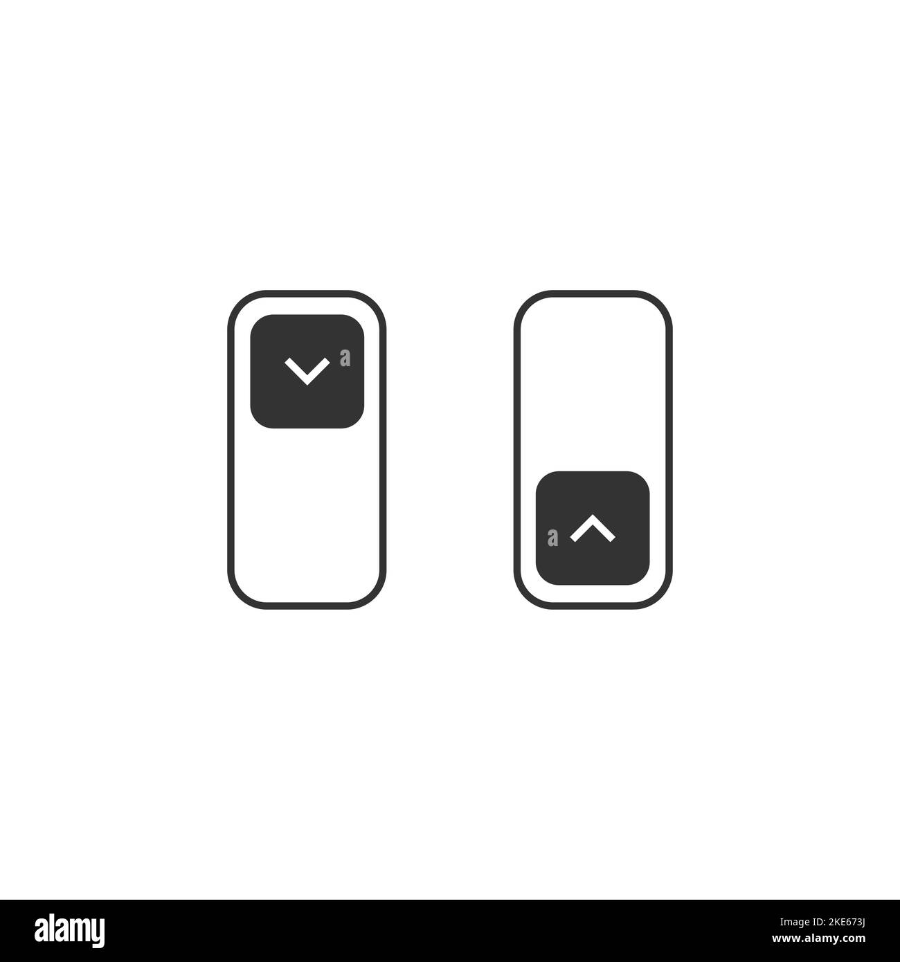 Interruttore notte giorno vettore. Informazioni sull'icona della modalità oscura. Concetto di progettazione dell'interfaccia dell'app. Icona dell'interruttore della modalità oscura. Illustrazione vettoriale Illustrazione Vettoriale