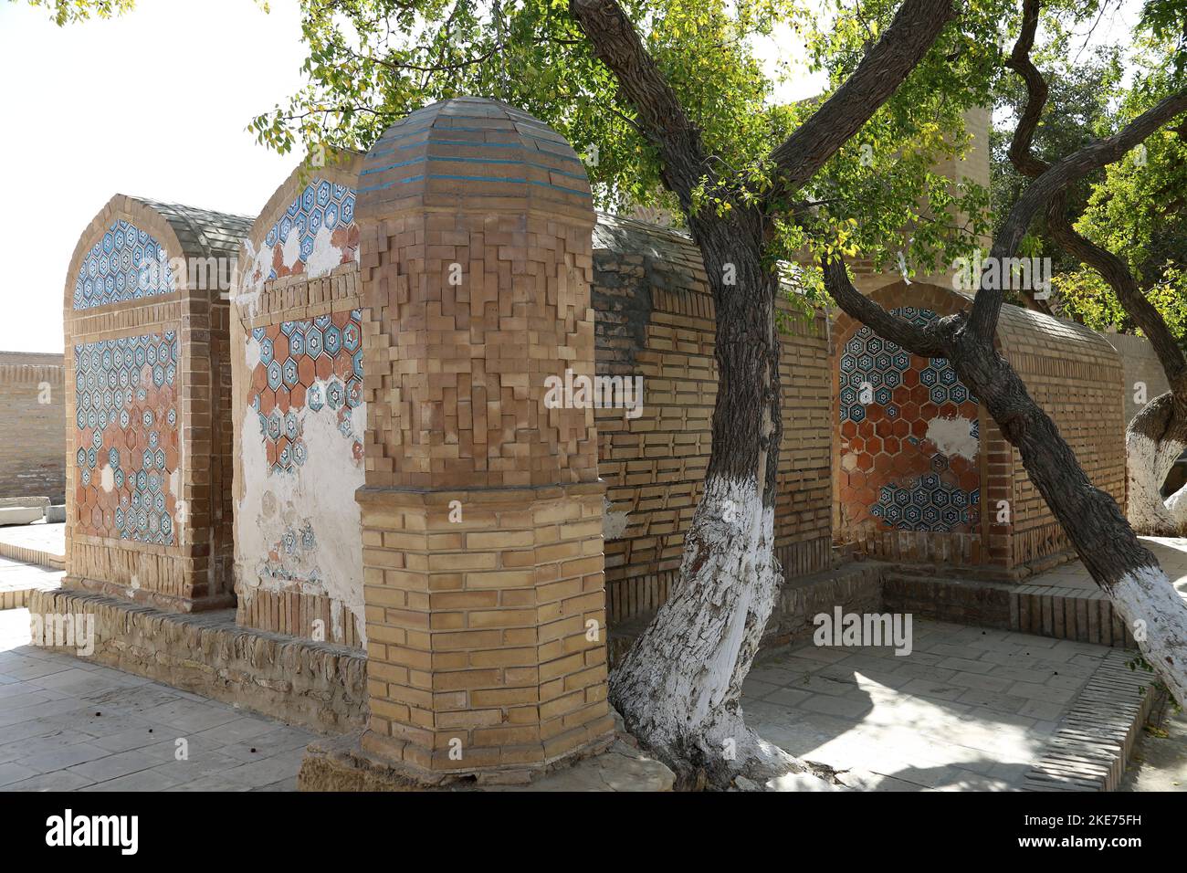 Tombe dei fratelli, necropoli di Chor Bakr, Sumitan, Bukhara, Provincia di Bukhara, Uzbekistan, Asia centrale Foto Stock