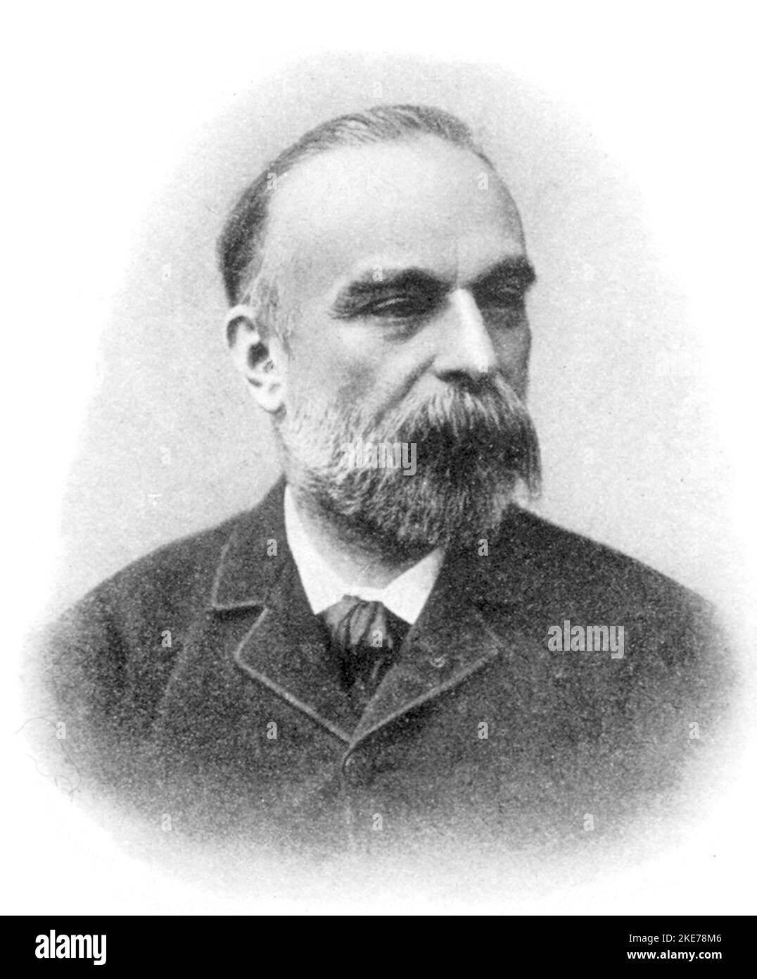 Paul Camille Hippolyte Brouardel (1837 – 1906) patologo francese, igienista e membro dell'Académie Nationale de Médecine. Foto Stock