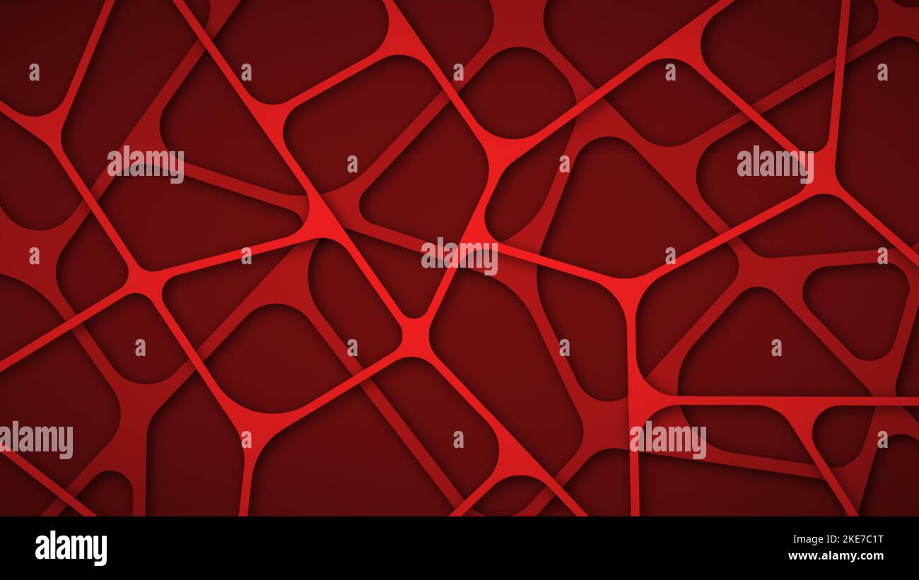 astratto rosso ragno web sfondo Illustrazione Vettoriale