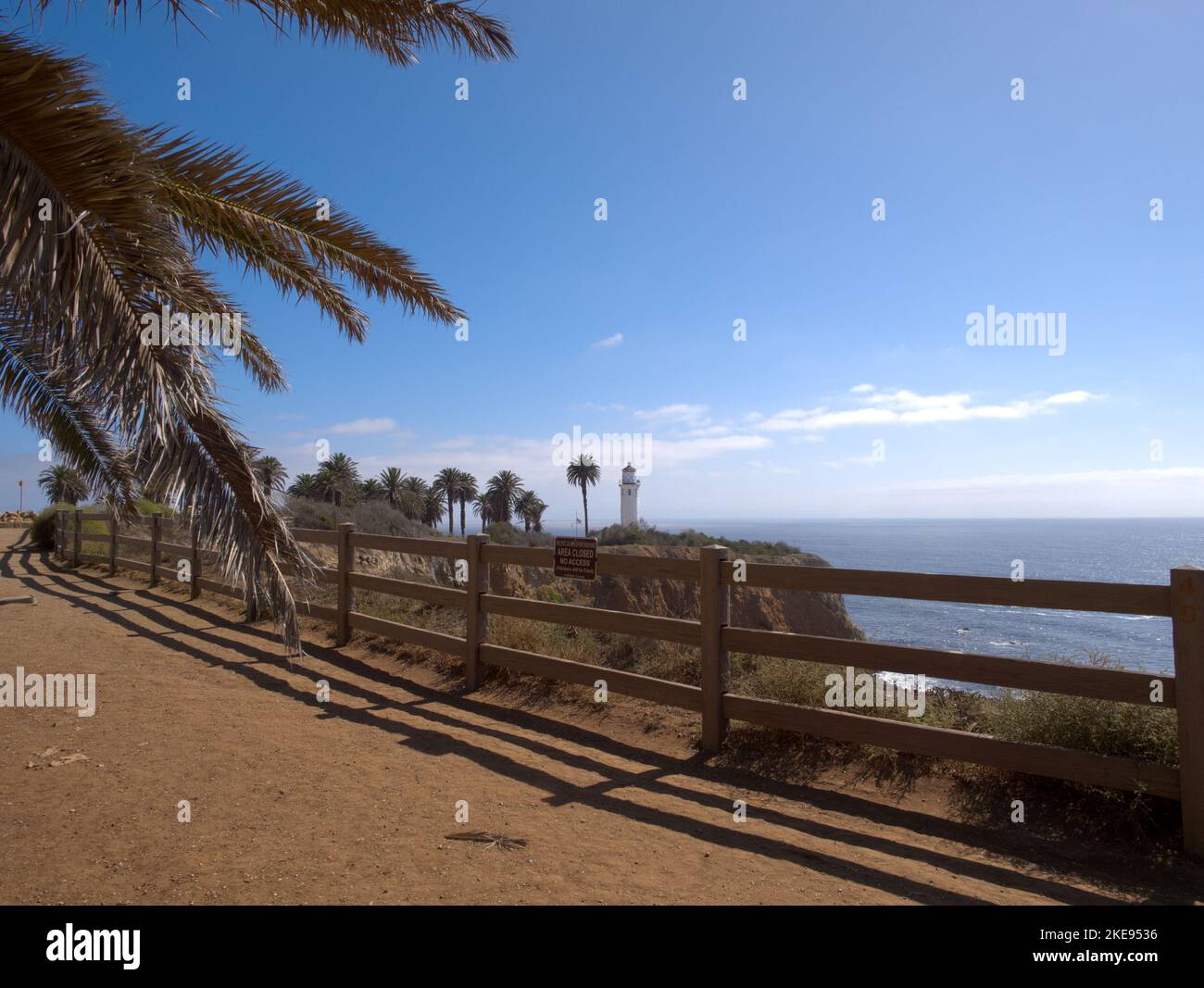 Faro Point Vincente a Rancho Palos Verdes, California, Stati Uniti Foto Stock