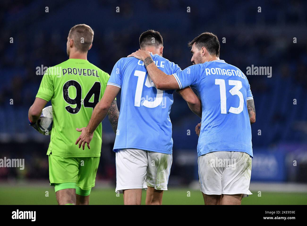 Roma, Italia, 10/11/2022, in occasione della Serie A match tra SS Lazio e AC Monza allo Stadio Olimpico il 10 novembre 2022 a Roma. Foto Stock