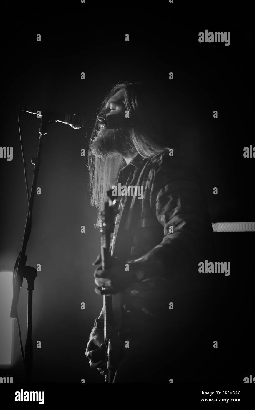 I tumulti di Mercurio, in concerto all'Hard Rock Hell XV, novembre 2022, foto di John Lambeth. Foto Stock