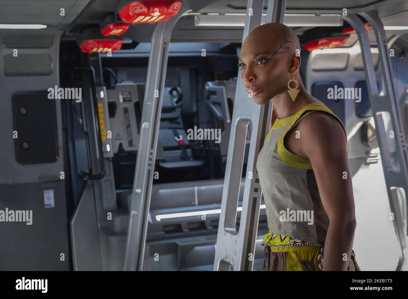 MICHAELA COEL in PANTHER NERO: WAKANDA FOREVER (2022), regia di RYAN COOGLER. Credit: FOTO DI MARVEL STUDIOS/WALT DISNEY / Album Foto Stock