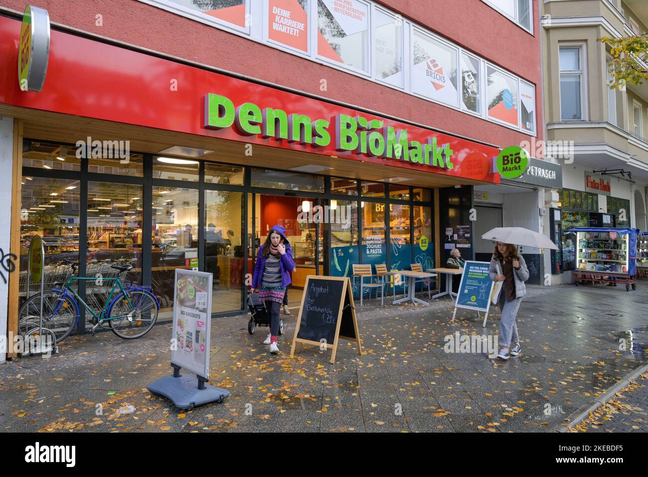 Denns Biomarkt, Mehringdamm, Kreuzberg, Friedrichshain-Kreuzberg, Berlino, Germania Foto Stock