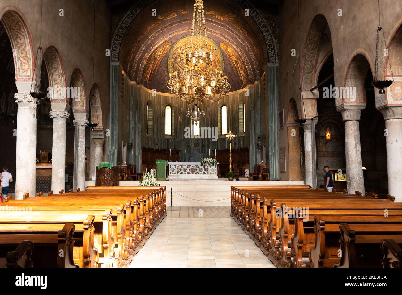 Cattedrale di San giusto a Trieste Foto Stock