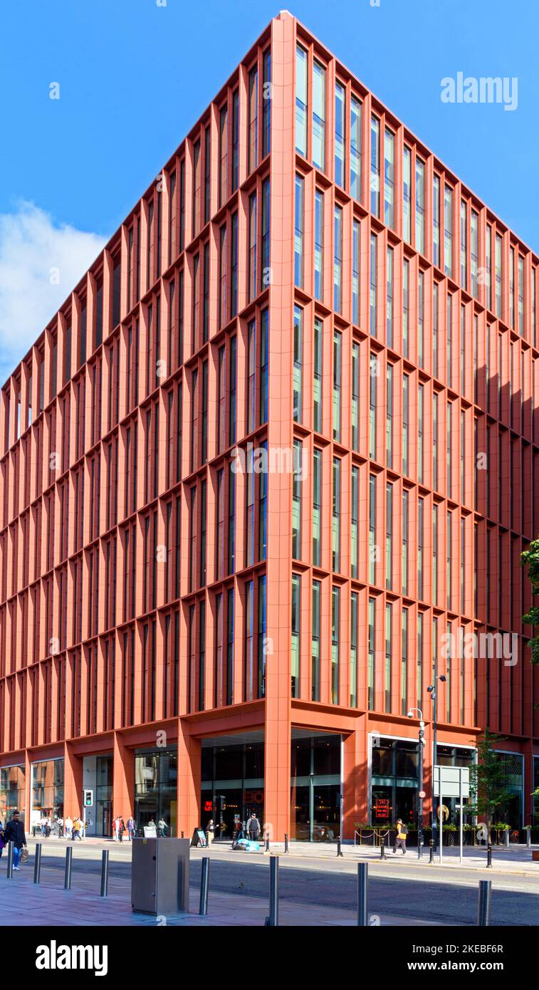 L'edificio degli uffici Deansgate del 125, Deansgate, Manchester, Inghilterra, Regno Unito Foto Stock