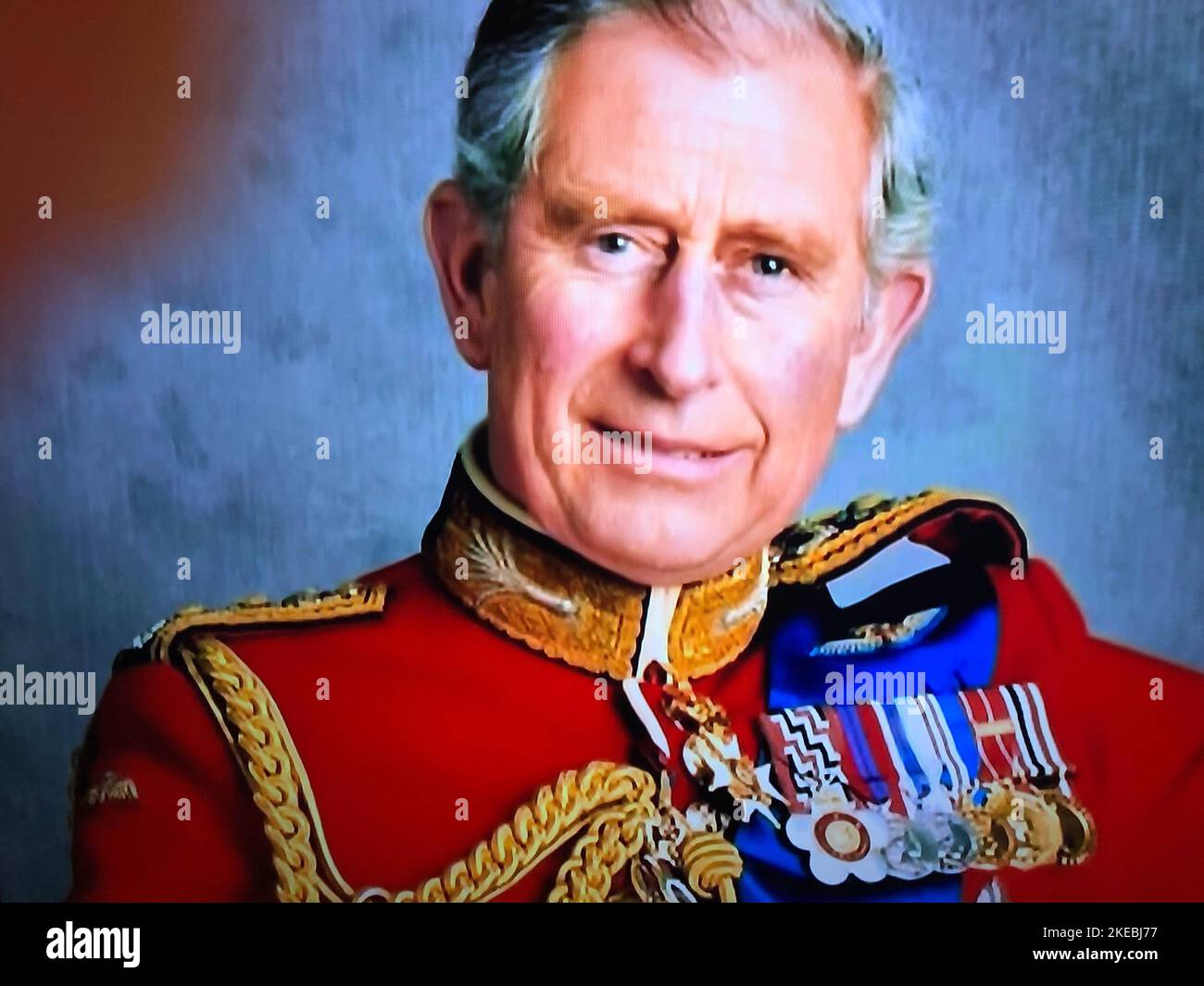 HM re Carlo III Foto Stock