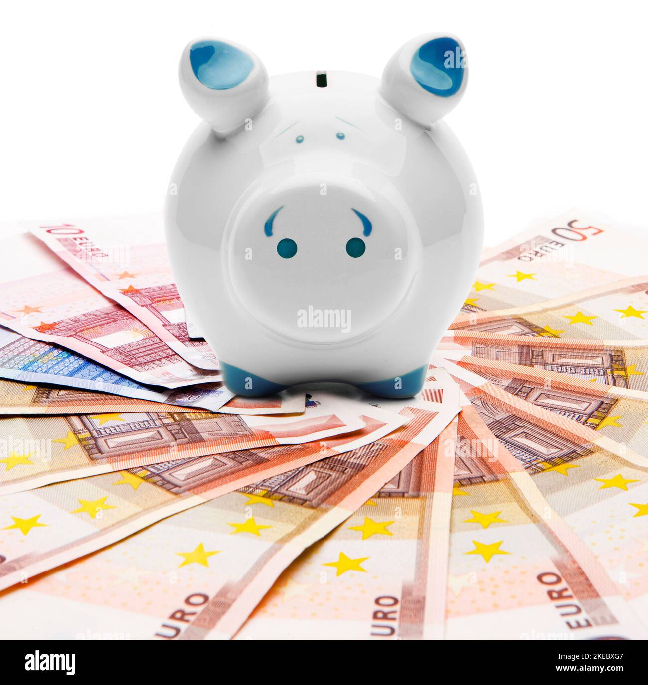 Certificato di risparmio sulle banconote in euro Foto Stock
